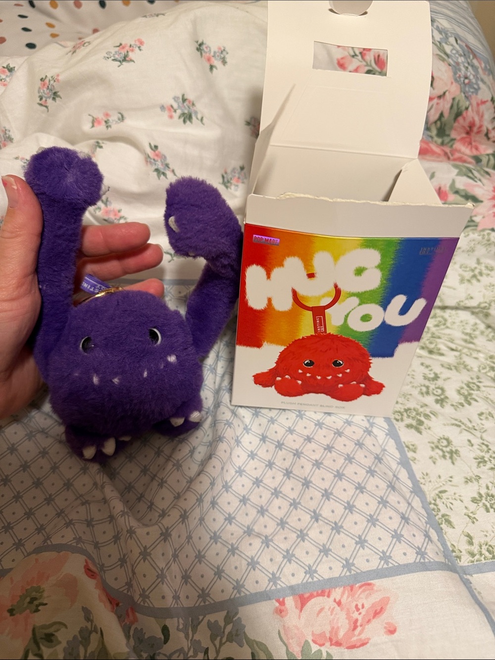 POP MART x INSTINCTOY "HUG YOU" Plush Pendant - Art (Purple)